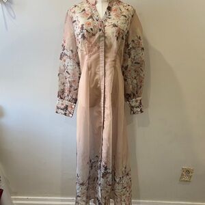 NWT Anewsta Floral Sheer Maxi Dress – Size M